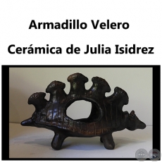 Armadillo Velero - Cerámica de Julia Isidrez